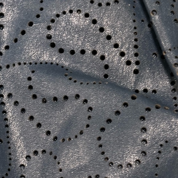 Simply Vera Vera Wang Cadet Blue Logo Shopper Purse Shoulder Bag New with Tag - Picture 3 of 4